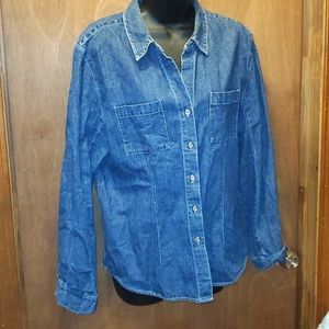 St John's bay denim shirt